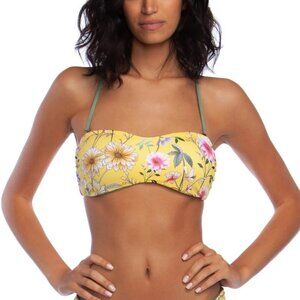 Lucky Brand Reversible Bandeau Bikini Top